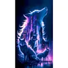 (US Local)Wolf -11CT Stamped Cross Stitch Kit(40x70cm)