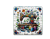 Framed DIY Special Shape Double sided Print Clear Framed Diamond Painting Kit(23x23cm)