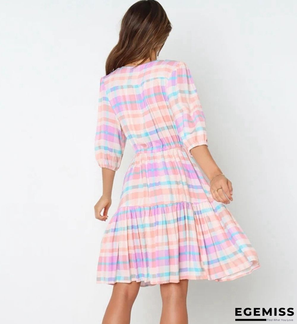 Fashion Irregular Printed Dress | EGEMISS