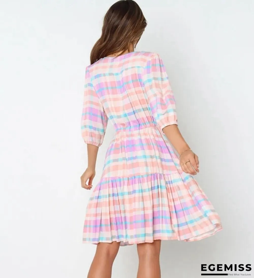Fashion Irregular Printed Dress | EGEMISS