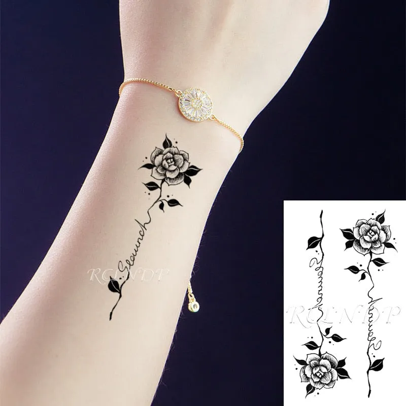 Waterproof Temporary Tattoo sticker movie School badge fake tatto flash tatoo for men women