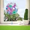 DIY Diamond Painting Suncatcher Hanging Pendant Kit(Butterfly Flower)