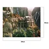 (US Local)Paint By Numbers Kit On Canvas DIY Oil Art Rings King Picture Home Wall Decor50x40cm