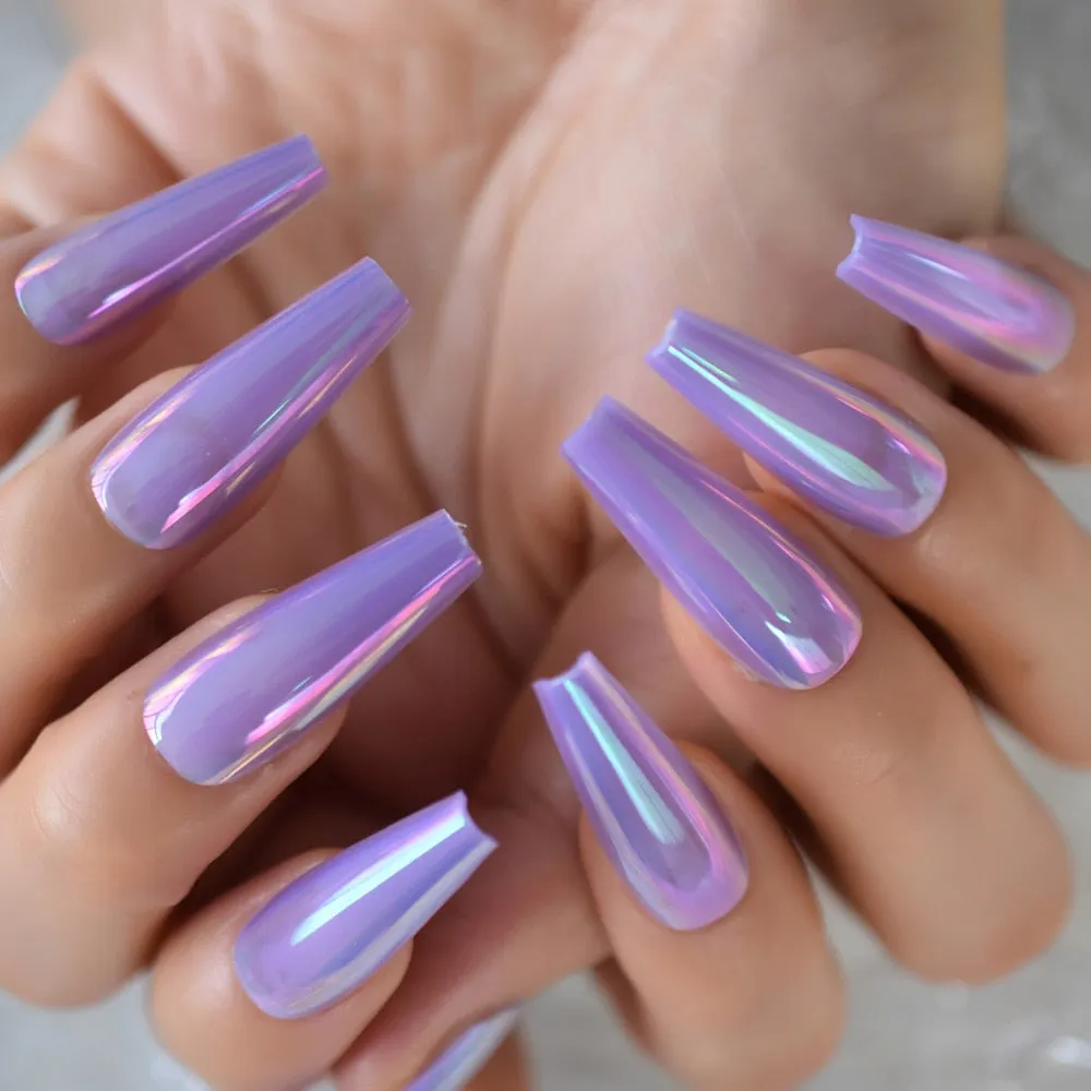 Super Long Acrylic Nails Coffin Pink Press-ons Rose Flowers Fake Nails Ballerina Gel False Nails Tips French Manicure-Nail Inspo