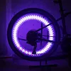 Solar LED Colorful Bike Wheel Light USB Rechargeable Smart Sensing Spoke Light