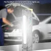 RGB LED Flashlight Rechargeable Flashlight 680 Lumens Work Light with Side Light