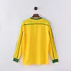 1998 Brazil Long sleeve Home Football Jersey 1:1 Thai Quality