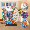 Special Shape Flowers Butterfly Diamond Painting Spinning Calendar for Beginners