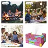 5D DIY Diamond Painting Handmade Crystal Square Tissue Box Kit (Flower)