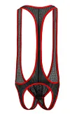 Men's Mesh Jockstrap Leotard Underwear Jumpsuits Wrestling Singlet Bodysuit