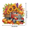 >SALE<Acrylic 2D Flat Pumpkin Truck DIY Table Top Diamond Painting Ornament Kits