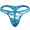 Men's Sexy Lace G-String Underwear Seamless Transparent Thong