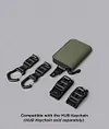 ALPAKA Zip Coin Wallet 210D Composite Zipper Coin Wallet