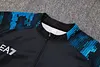 Joyfball 2024/2025 Napoli Half-Pull Training Suit Black Football Shirt 1:1 Thai Quality
