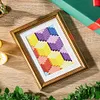 12pcs Art DIY Mini Round Diamond Painting Set 14x20cm