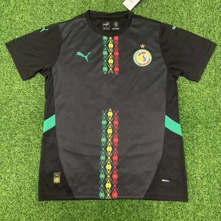 Senegal 2025 Africa Cup of Nations Black Jersey