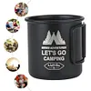 300ML Camping Mug Aluminum Alloy Tea Beer Coffee Mug Lightweight for Outdoor Use