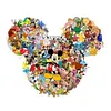 Disney Family - 11CT Stamped Cross Stitch - 40*40cm - Disney