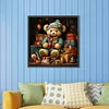 Xmas Gift Bear - Round AB Drills Diamond Painting(45x45cm)