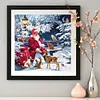 Diamond Painting-DIY Full Round Drill Christmas Santa Claus(30*30CM)