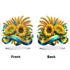 (US Local)Flower Double Sided Effect Table Top Diamond Painting Desktop Ornaments Kit (Sunflower B)