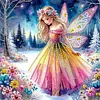 (US Local)4Pack Girl-Special Shaped Diamond Painting Kit(30x30cm)
