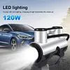 Car Air Compressor 120W Electric Tyre Inflatable Pump with LED Light LCD Display