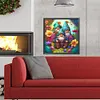 Garden Gnome-Full Round Diamond Painting 40*40CM