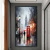 (Stamped/Counted) Streets Of London-11CT/14CT Cross Stitch 40*70cm(Big Size)