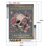 Diamond Painting-DIY Full Round Drill Skull Head
