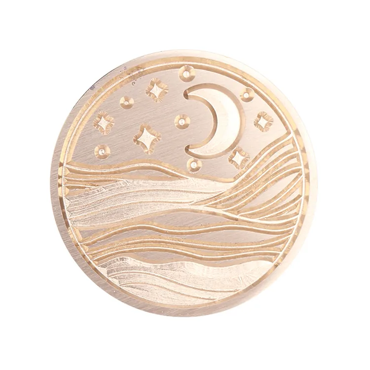 Diy Fire Lacquer Round Sealing Wax Stamp Head 25Mm gbfke