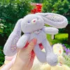 Plushie Bunny Keychain Bag Charm Long Ears Long Legs Girls Gift Idea
