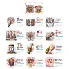 2025 Special Shape Cup Desktop Diamond Standing Calendar for Bedroom Living Room