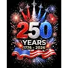Independence Day Fireworks 250-Full Round Diamond Painting 40*50cm