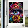 Eye Of  The Flower - Round Drill Diamond Painting - 50*70CM - Large Size