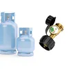 Gas Pressure Meter Propane Adapter Gauge Brass Propane Gas Gauge for 5-40lb Tank