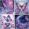 (US Local)4Pack Butterfly-Special Shaped Diamond Painting Kit(30x30cm)