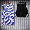 2025/2026 Real Madrid Pre-Match Training Blue White Vest+Shorts Football1:1 Thai Quality