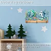 (US Local)Marine Animal DIY Diamond Painting Hanging Hook No Hole Punching Wall Decoration