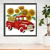 (Multi-Style)Sunflower Vintage Car-Partial Special Shaped Diamond Painting 30*30CM