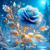 Blue Still Life - Round AB Drills Diamond Painting(45x45cm)