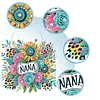 (US Local)Acrylic Special Shape Flowers 5D DIY Diamond Painting Dots Pendant for Window