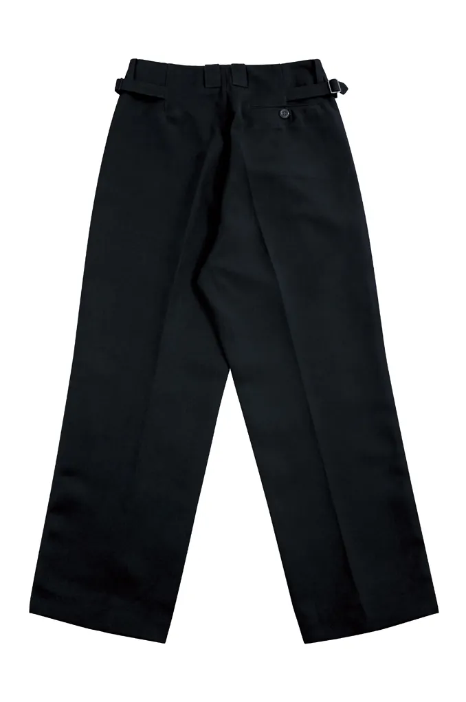   German Political Party Officer Black Gabardine Straight Trousers German-Uniform