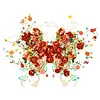 3D Jigsaw Puzzle Kit Butterfly Desktop Office Decoration Flower and Butterfly Assembled Metal Insects Puzzles for Beginner To Build Birthday Xmas Gifts