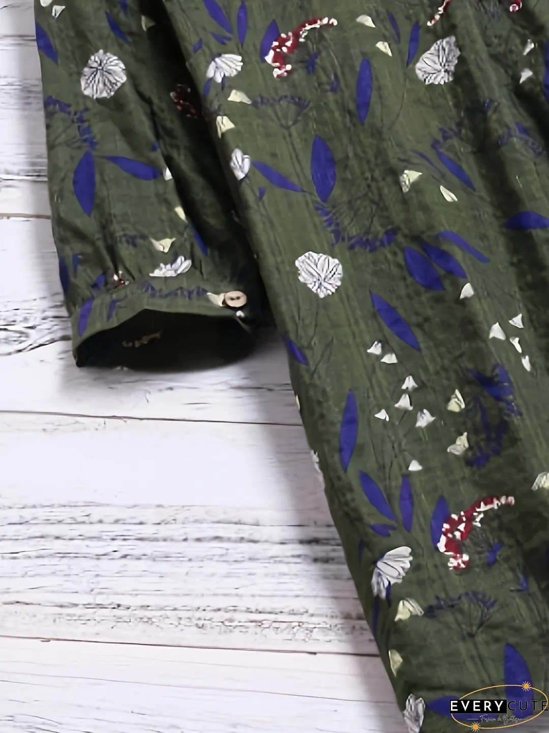 Women's Plus Size Floral Print Blouse
