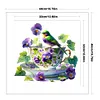 Bird Teacup-14CT Counted Cross Stitch Kit(40x40cm)