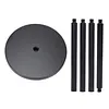 Camping Light Holder Aluminum Alloy Portable Desktop Lamp Stand for Camping