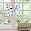>SALE<Single-Side Dragon Diamond Art Hanging Pendant for Office Decor (Blue Wings)