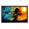 Silhouette Tree - 11CT Stamped Cross Stitch - 35*50cm - Natural