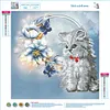 Cat - Partial Round Diamond Painting
